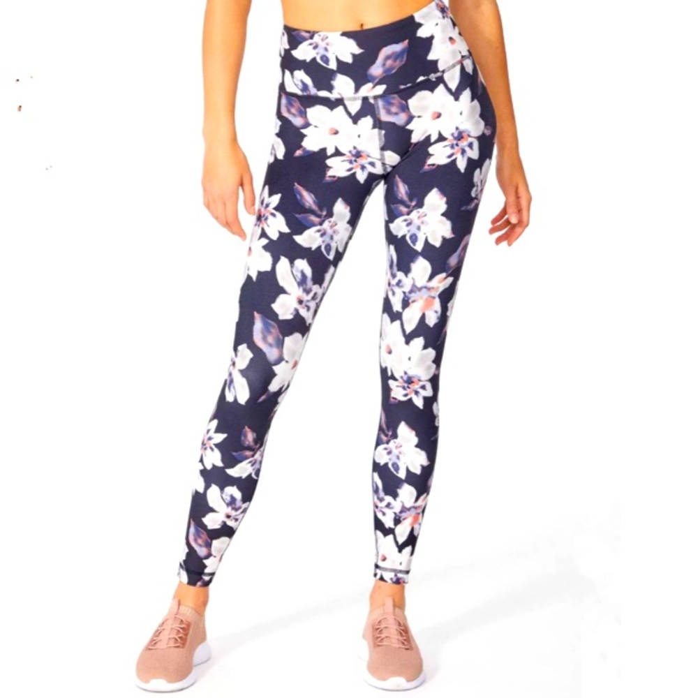 Zobha high waist leggings in floral pattern